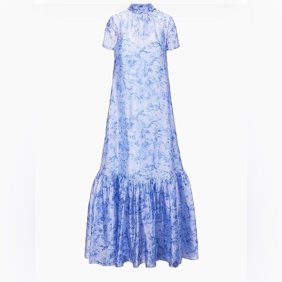 STAUD Dresses & Skirts - STAUD Blue Floral Maxi Dress
